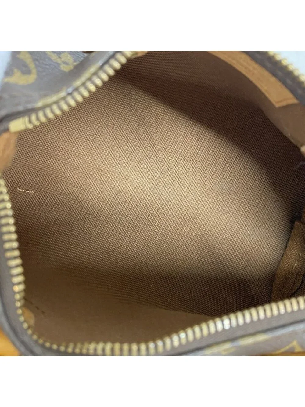 Louis Vuitton Handbag Monogram Mini Speedy Brown 2-Way